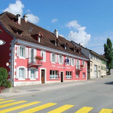 Hotel-Rotisserie La Tour Rouge Delémont Buitenkant foto